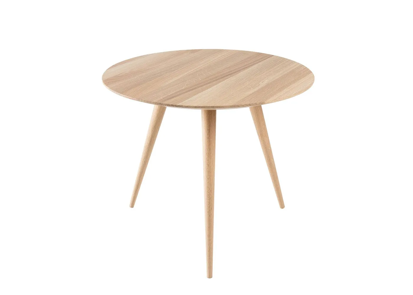 Gazzda Arp Side Table 55cm White Oiled Oak