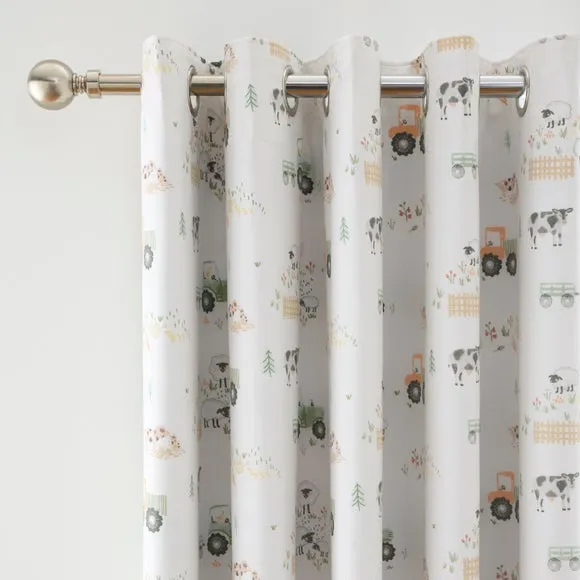Farmyard Friends Eyelet Curtains