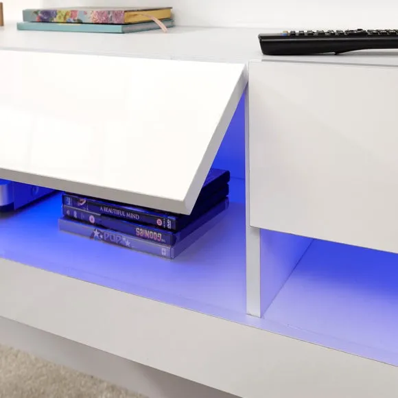 Galicia LED Extra Wide Floating Wall TV Unit for TVs up to 80" 3