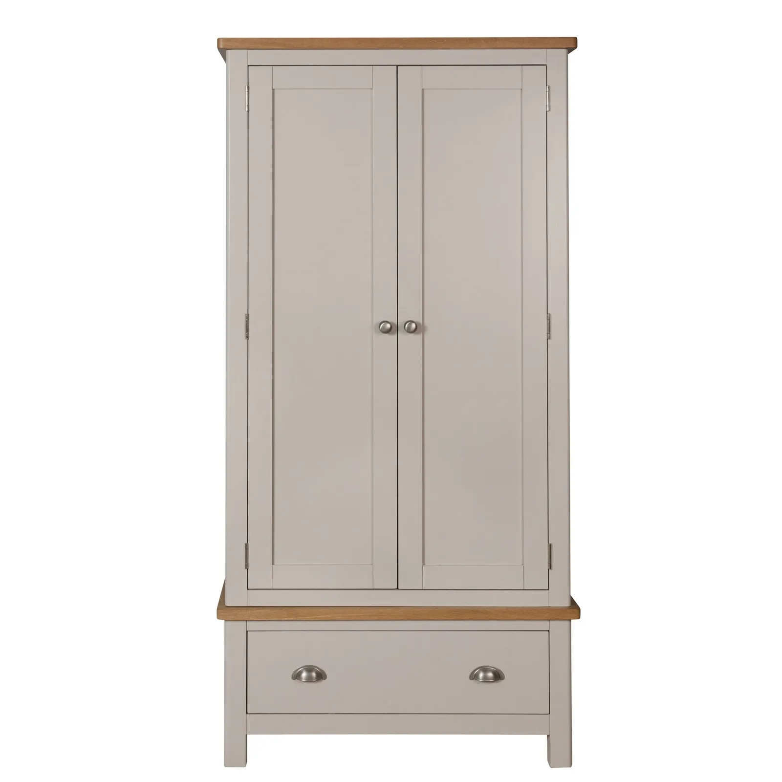 Reese Wardrobe Grey and Brown