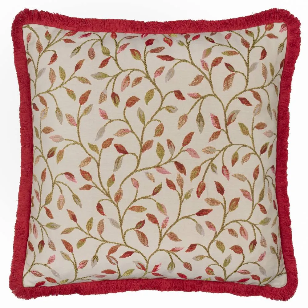 Voyage Maison Cervino Jacquard Cushion in Red 2