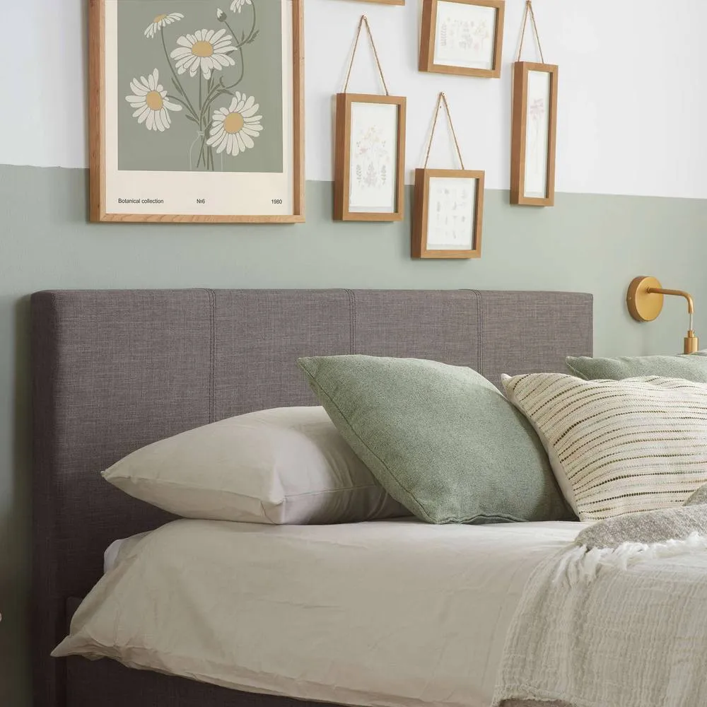 Birlea Berlin Grey Fabric Ottoman Storage Bed in Mid Grey 3
