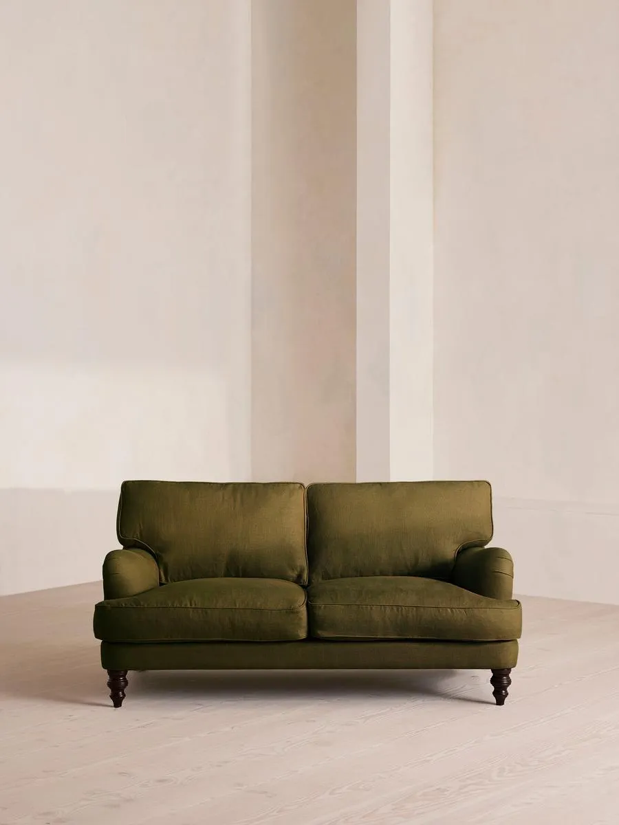 Arundel Two Seater, Sofa, Linen, Olive
