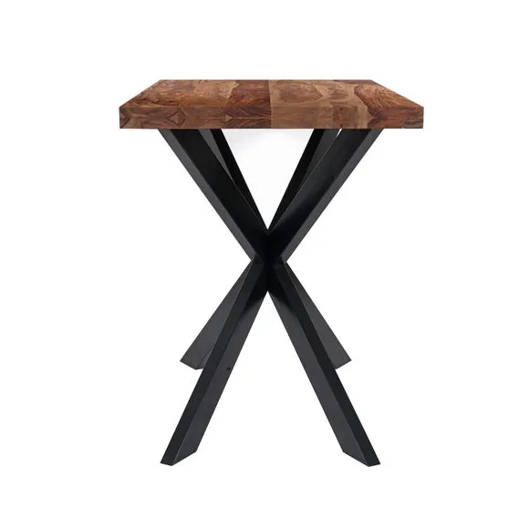 Indus Valley Logan 2 Seater Bar Table With 2 Logan Bar Stools 4