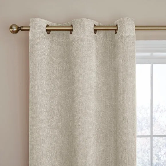 Ensley Chenille Blackout Thermal Eyelet Curtains 1