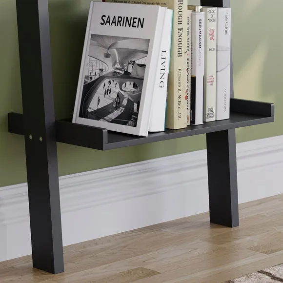 York 4 Tier Ladder Bookcase 5