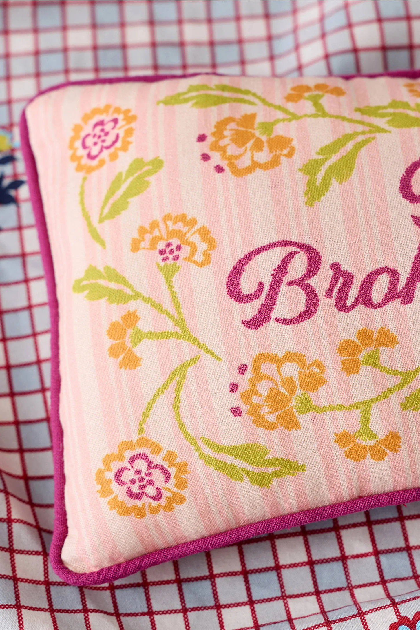 No Broke Boys Mini Cushion 2