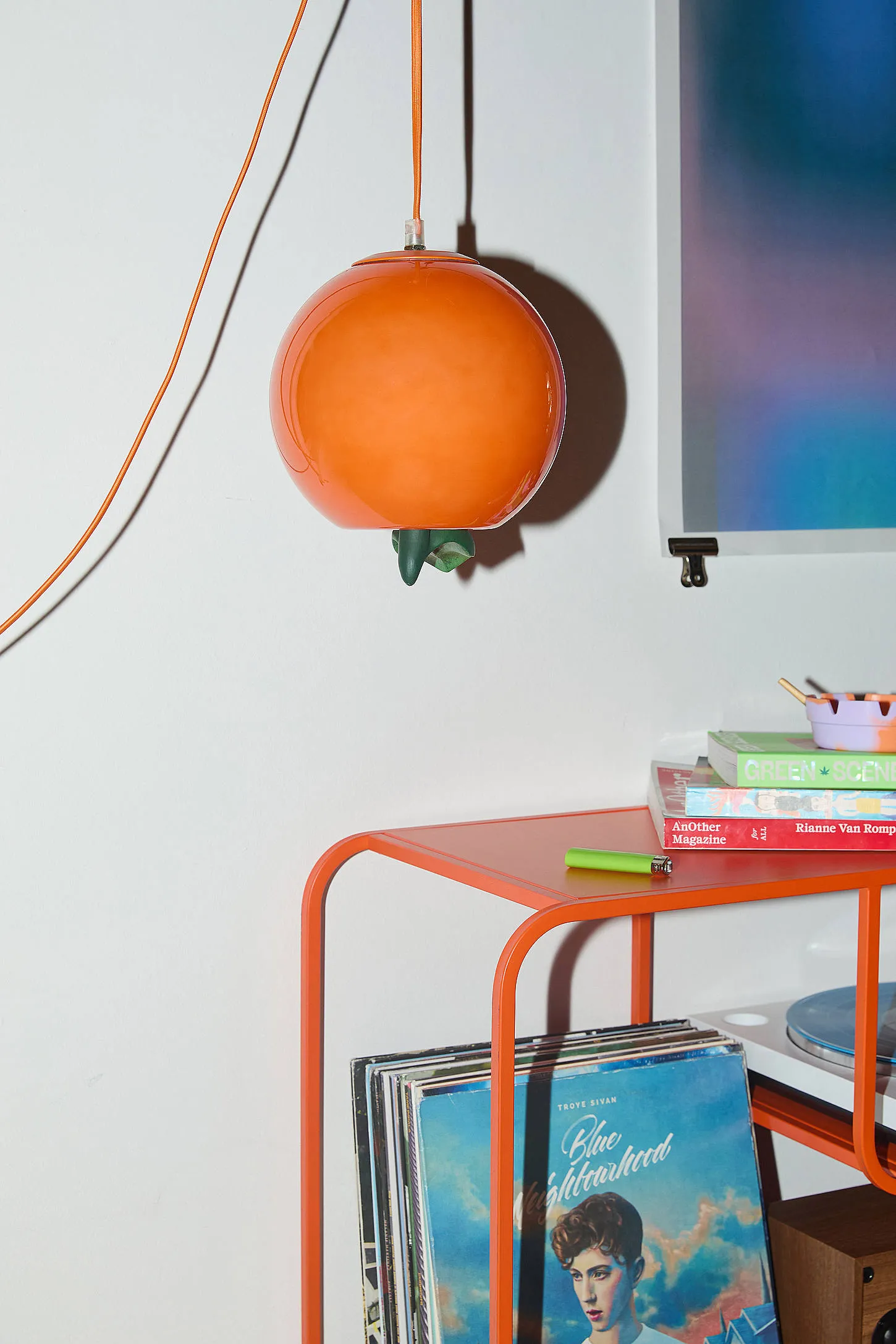 Orange Table Lamp - Orange 6