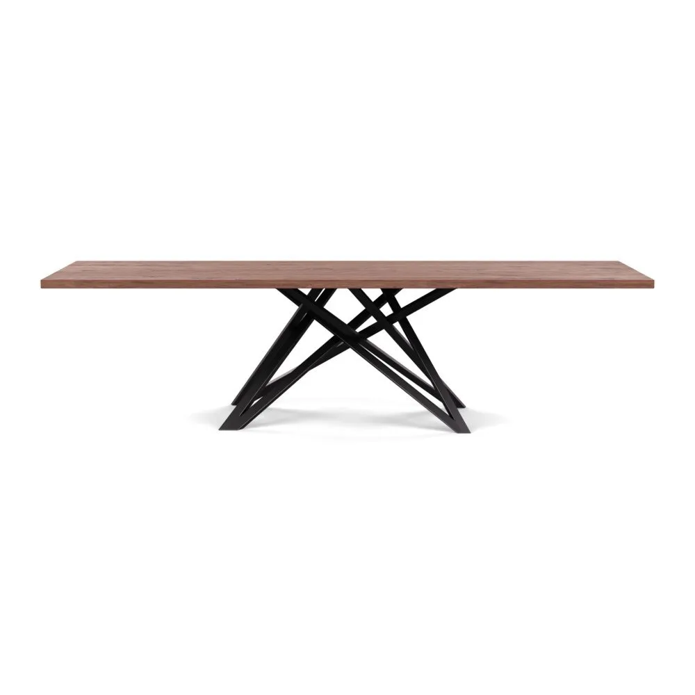 Heal's Vienna Dining Table 280x100cm Oiled Walnut Straight Edge Not Filled 1
