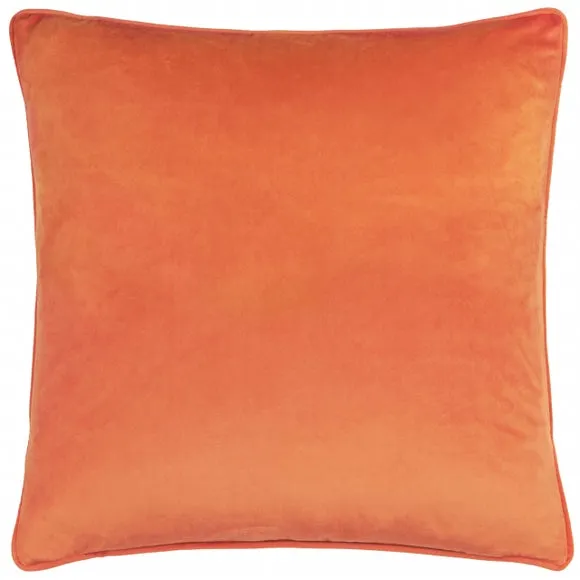 Furn Pumpkin Spice Velvet Cushion Orange 45 X 45Cm, Orange 4