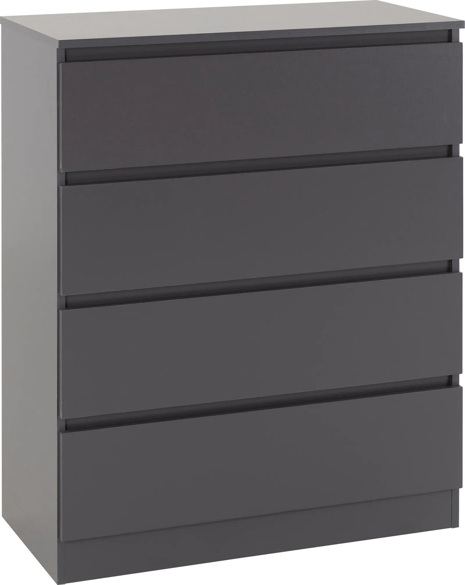 Seconique Malvern 4 Drawer Chest in Grey 2