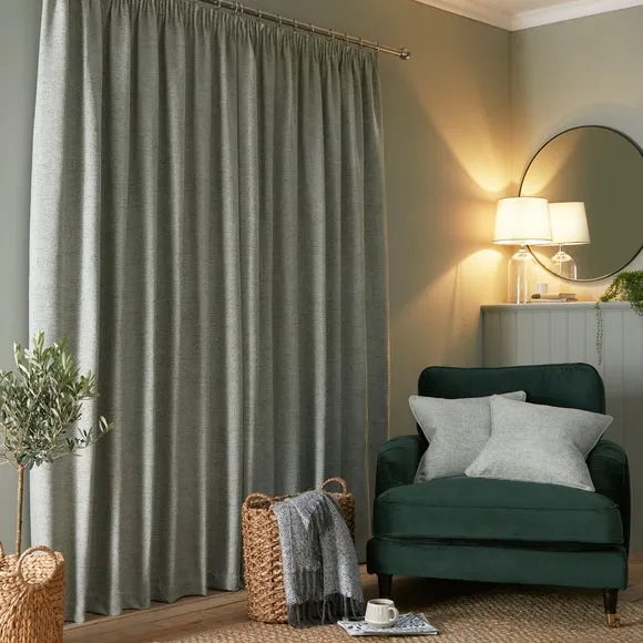 Churchgate Swithland Herringbone Pencil Pleat Curtains 4