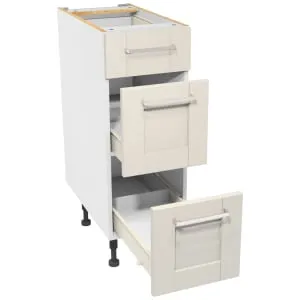 Wickes Ohio Porcelain Shaker Drawer Unit - 300mm 2