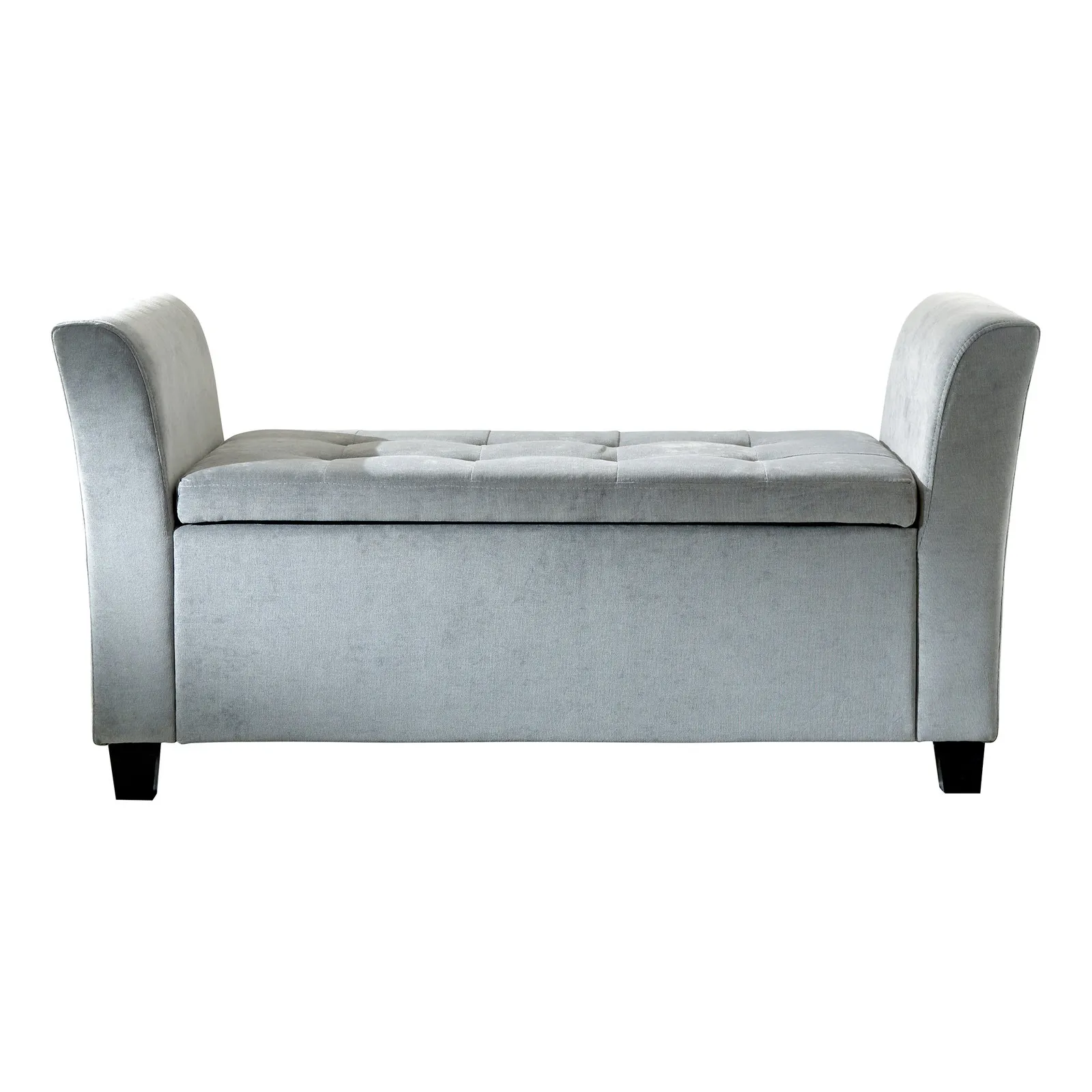 Verona Chenille Grey Window Seat Grey