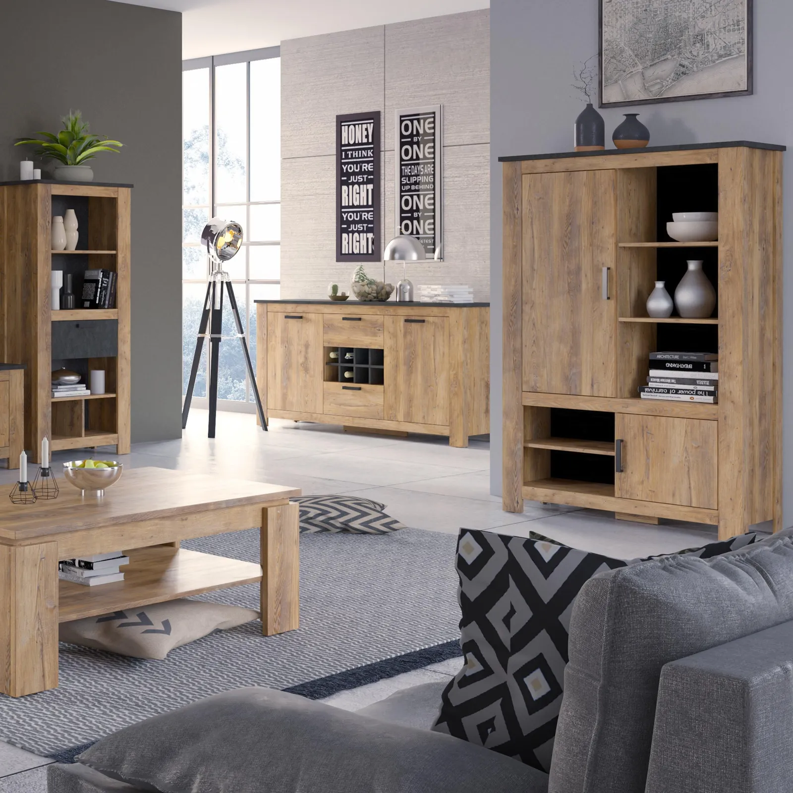 Furniture To Go Rapallo Extending Dining Table 160-200cm in Brown 6