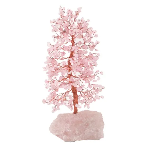 Serenity Love Rose Quartz Gemstone Tree 3