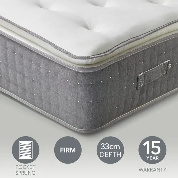 Hotel 2000 Pocket Ortho Memory Foam Pillow Top Hybrid Mattress
