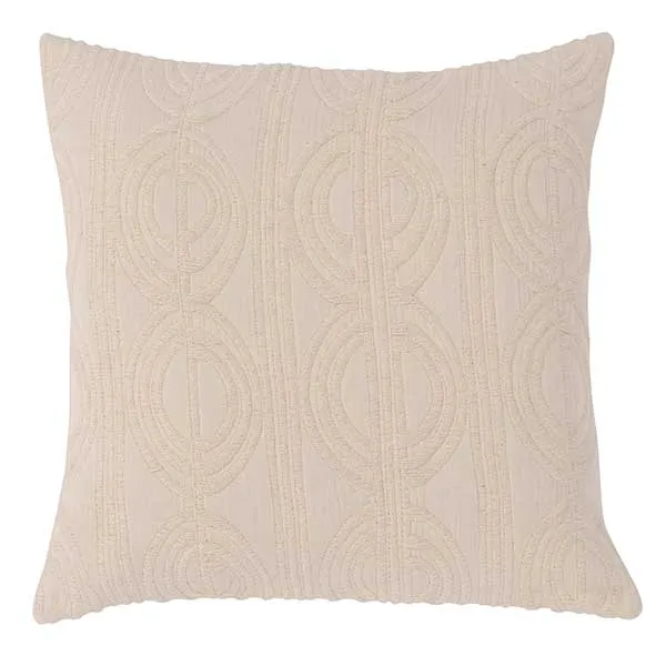 Woven Cushion  Cream