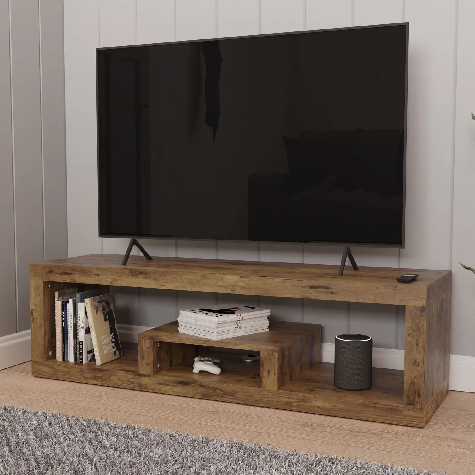 GFW Jakarta Lowboard TV Unit in Brown