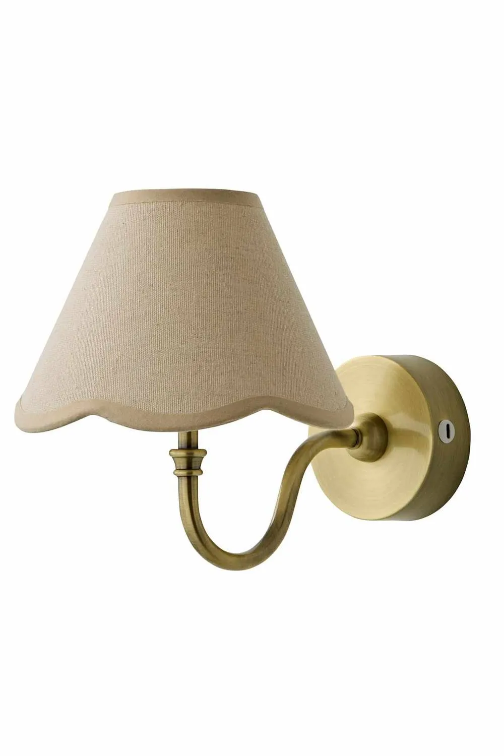 ValueLights Lowe Pair Scallop Flower Shade Metal Portable Rechargeable Wall Light in Gold 6