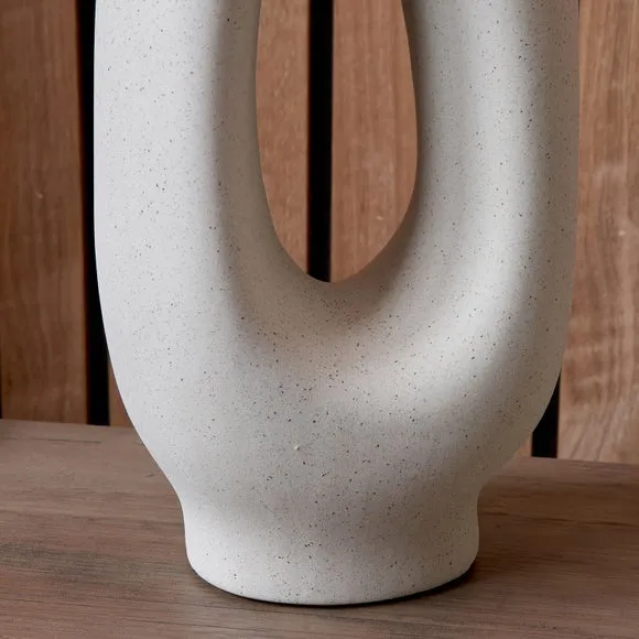 Laila Natural Organic Tall Ceramic Table Lamp 3