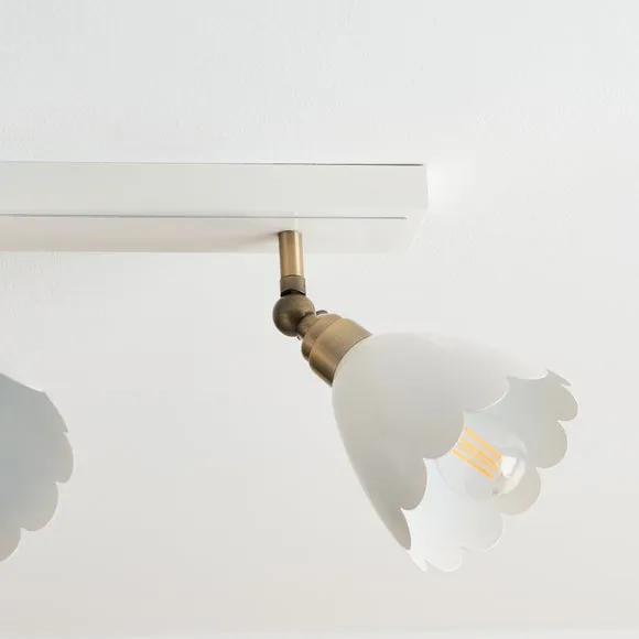 Remi Scalloped 4 Light Adjustable Spotlight Bar 4