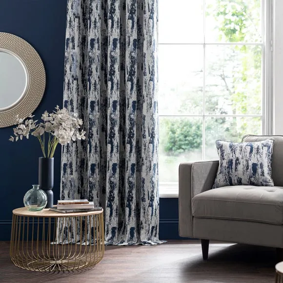 Abstract Global Eyelet Curtains (Blackout Available) 4