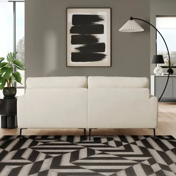 Lawson Chunky Tonal Weave Corner Chaise Sofa 3