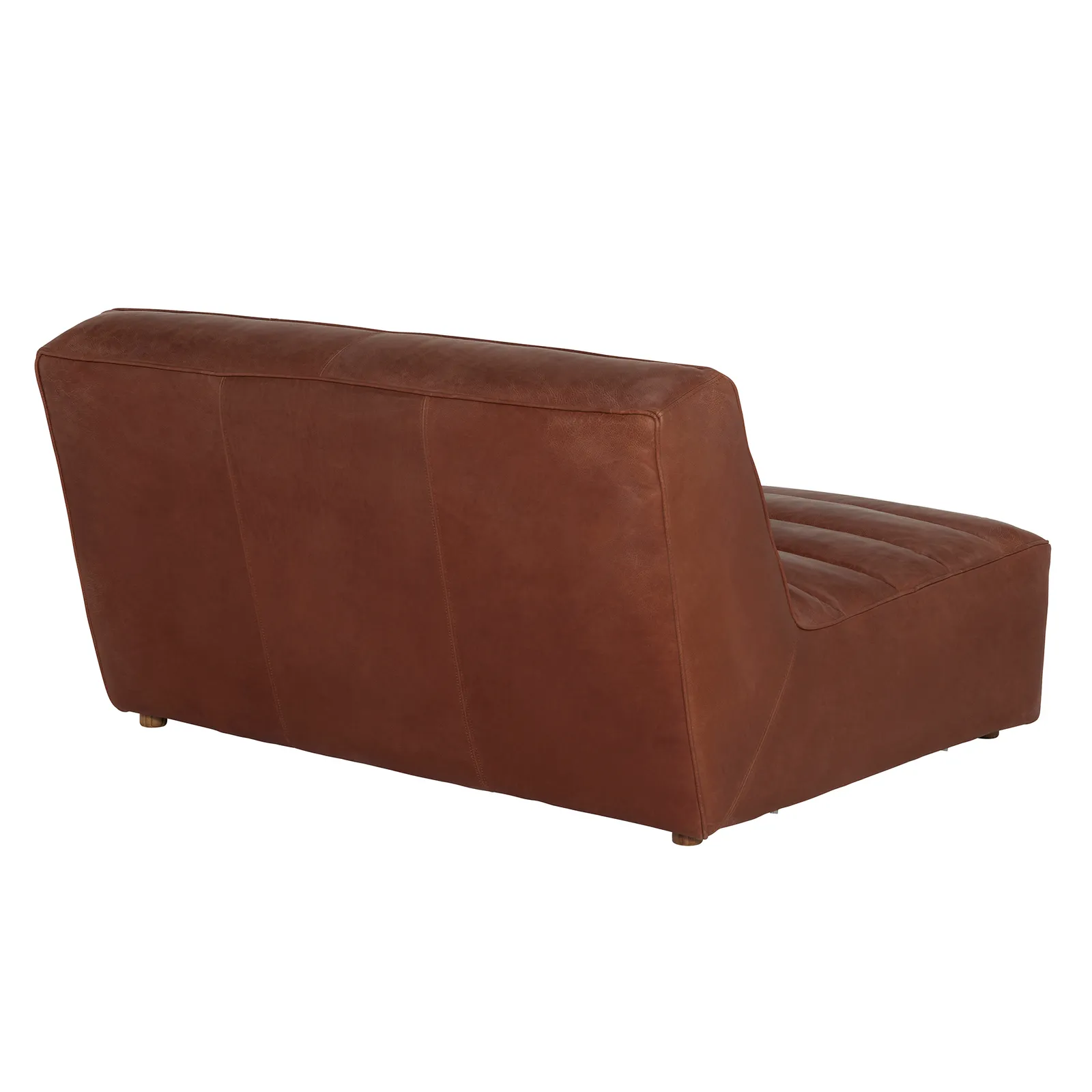 Timothy Oulton Shabby Sectional 2 Seater Modular Sofa, Brown Leather | Barker & Stonehouse 5