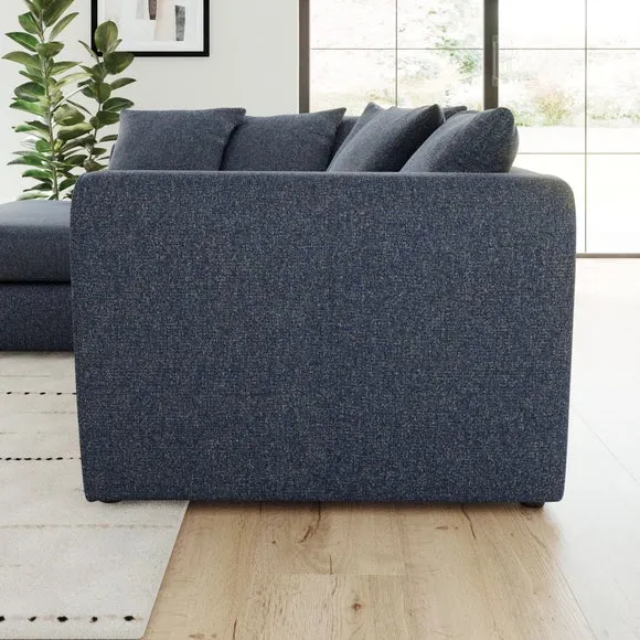 Blake Multi Texture Corner Chaise Sofa 2