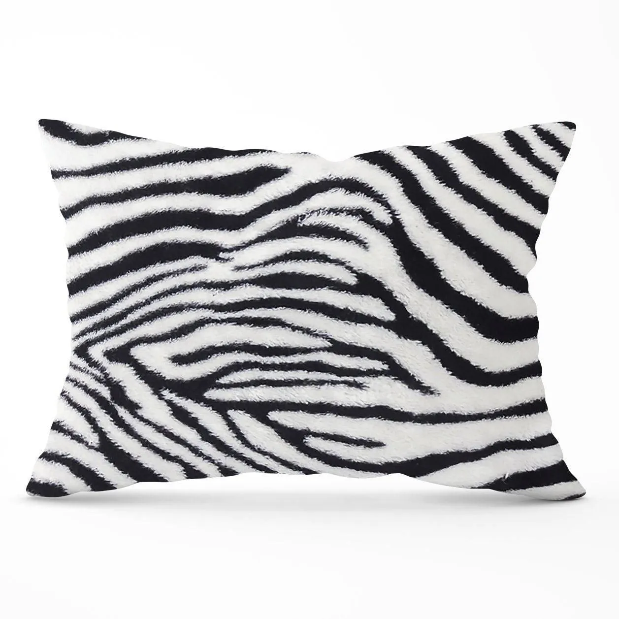 Warren Reed - Designer Zebra Texture Pattern Cushions in Grey