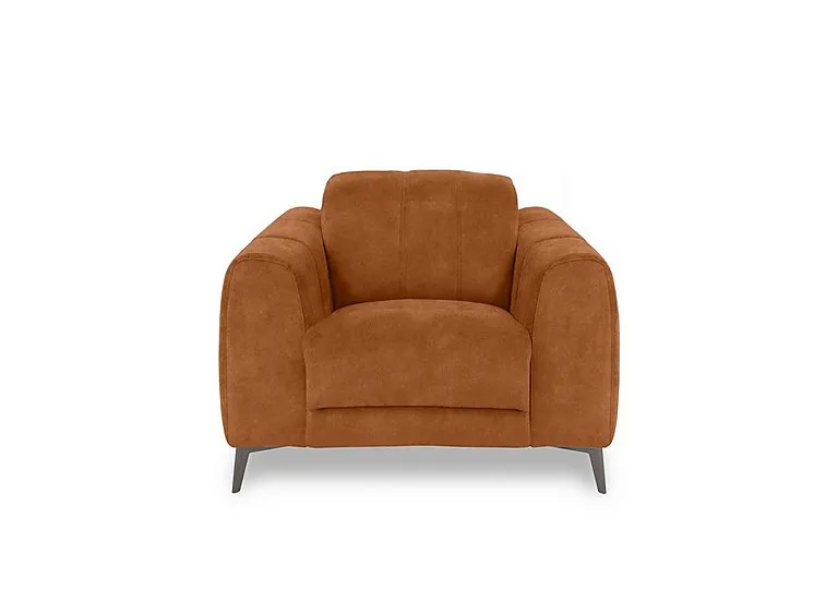 Ezra Fabric Chair - Dexter Pumpkin