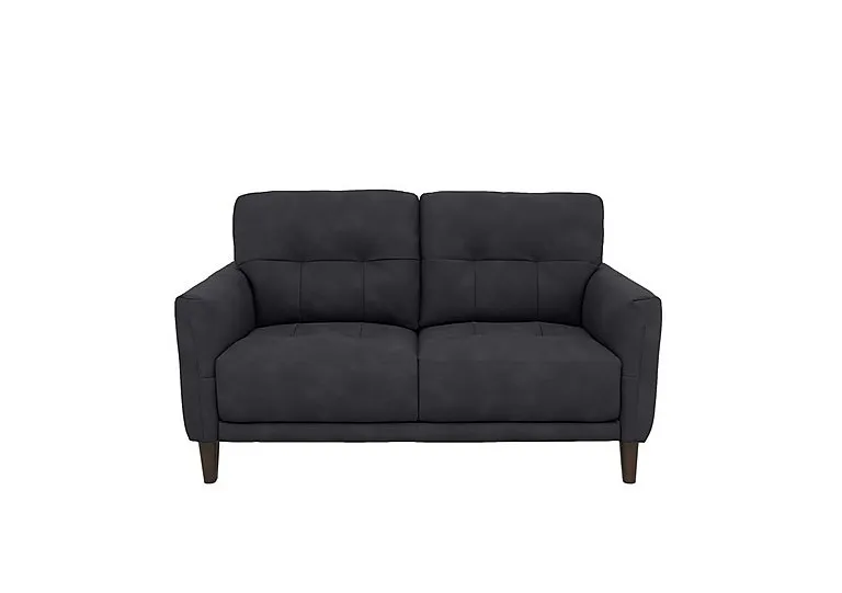 Uno Fabric 2 Seater Sofa - Charcoal