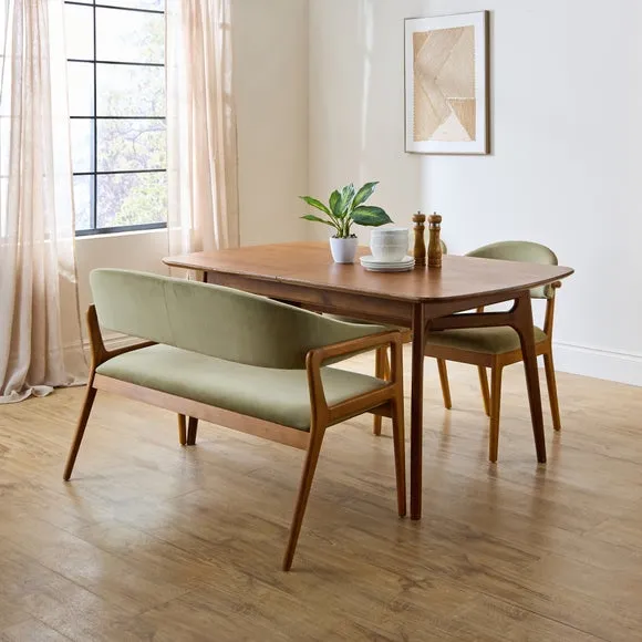 Hugh Dining Bench, Velvet 2