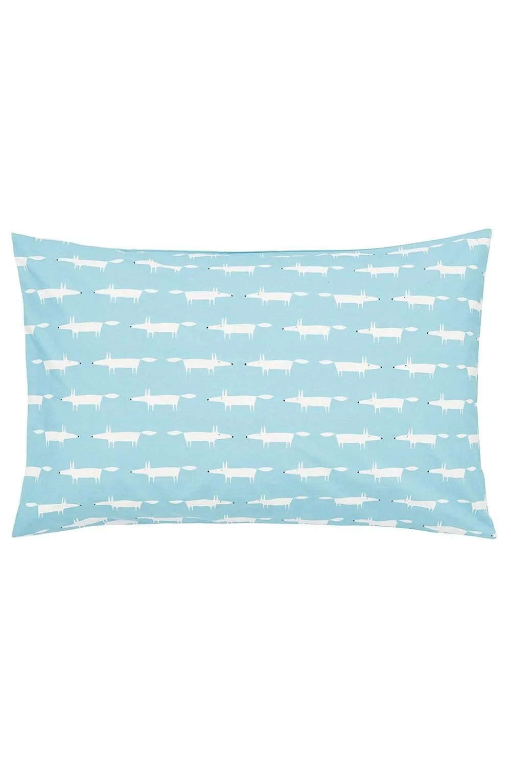 Scion 'Mr Fox Cotton' Standard Pillowcase Pair in Teal