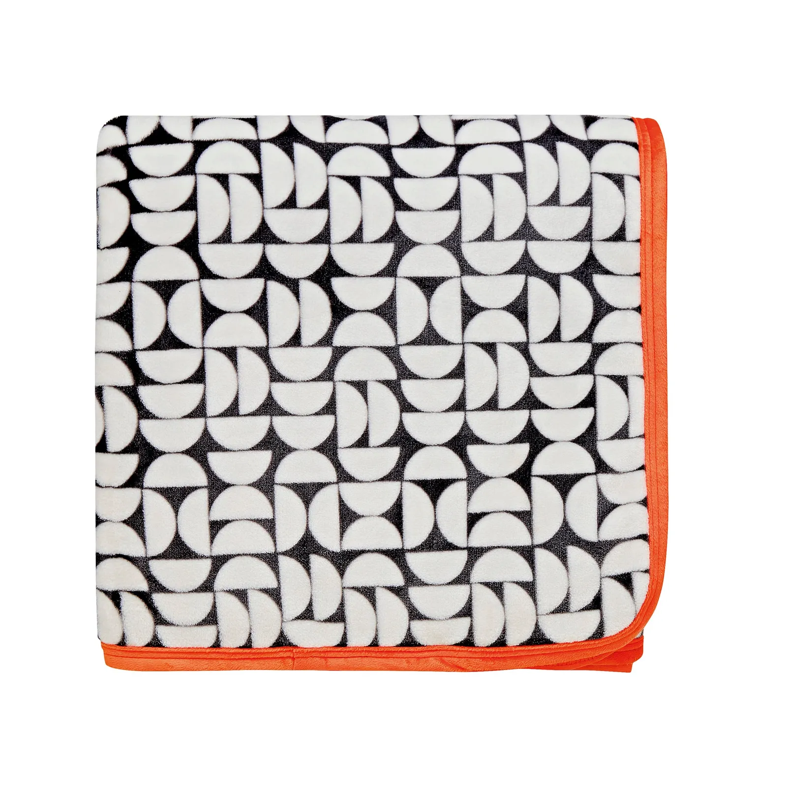 Helena Springfield Dahl Tolka Fleece Throw Navy Blue/White