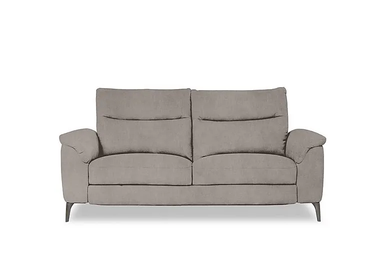 Morgan Fabric 3 Seater Sofa - Opulence Silver