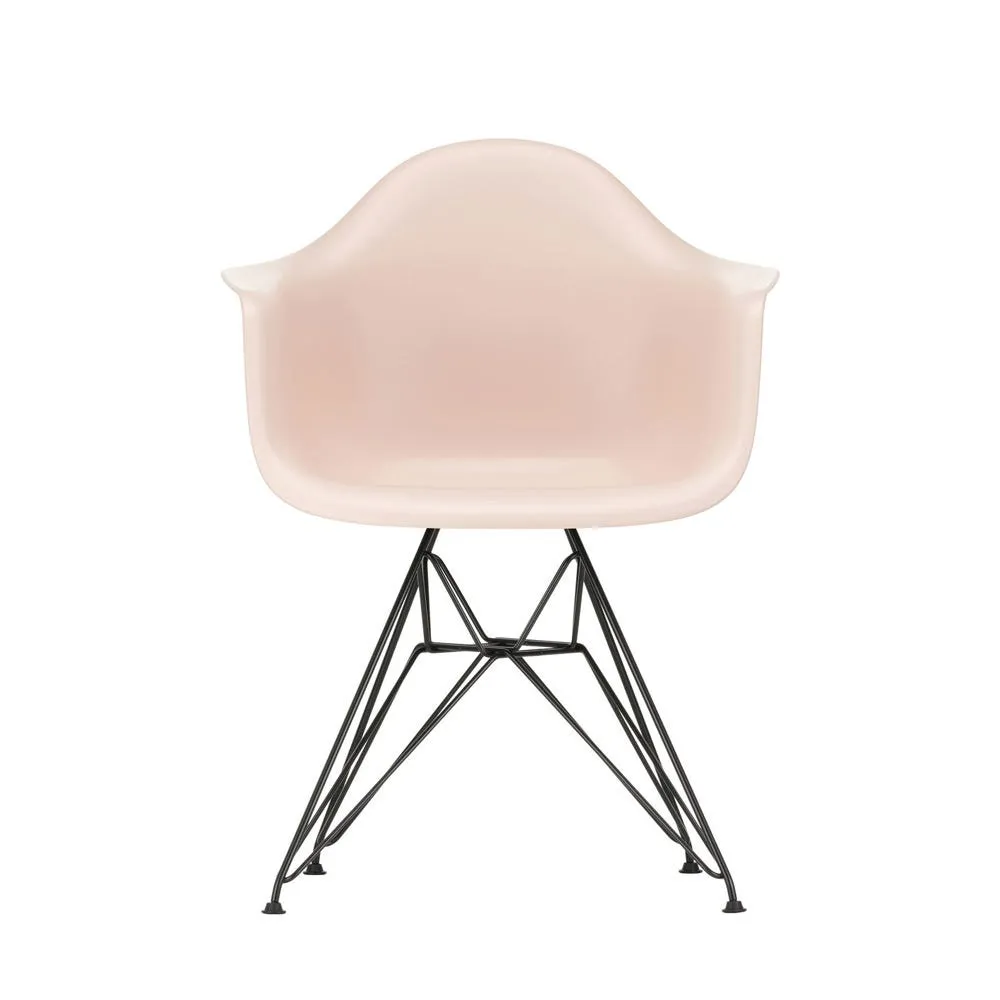Vitra Eames DAR Armchair New Height Pale Rose Basic Dark Powder Base 1