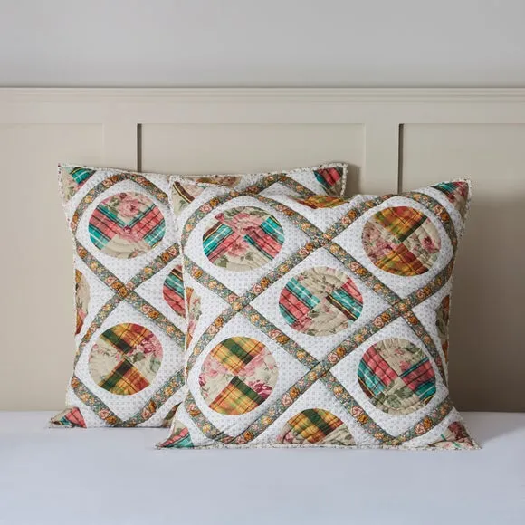 Dorma Tove Patchwork Pillow Sham