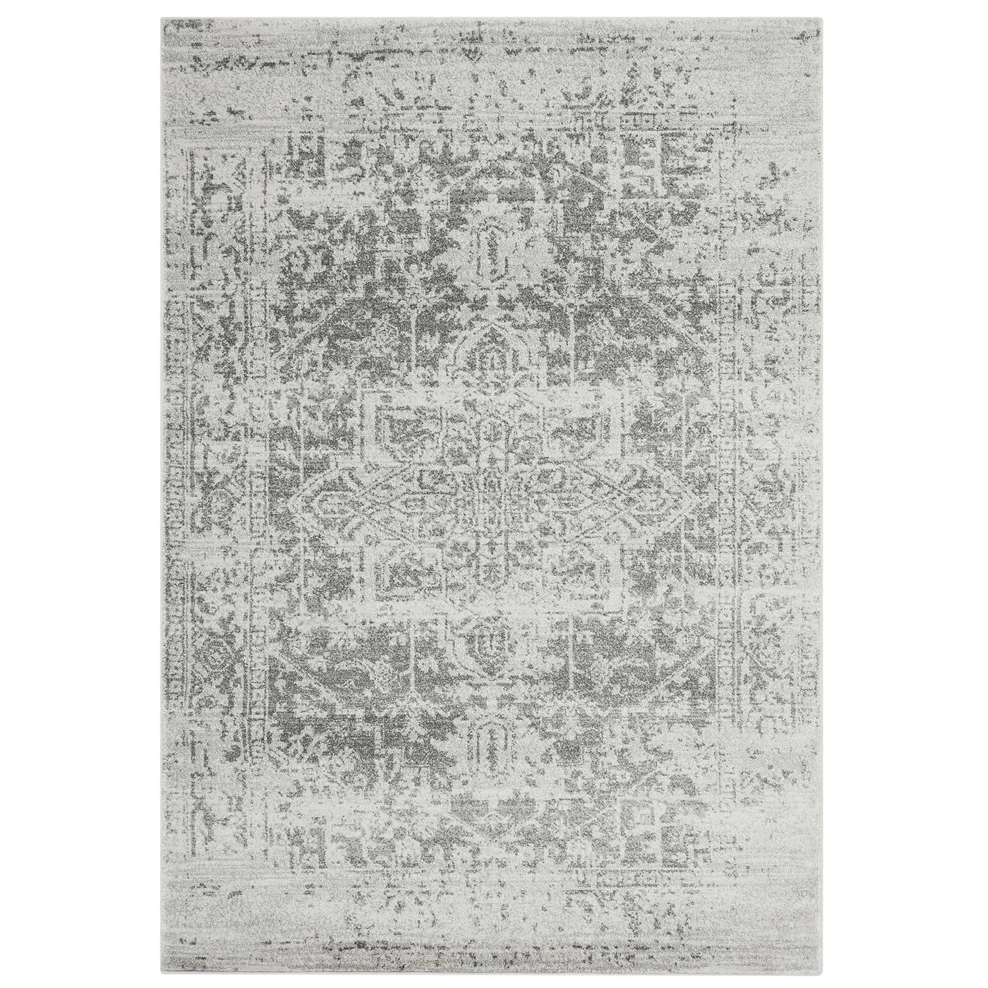 Antique Medallion Rug, Grey