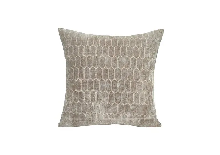 Honeycomb Small Cushion - Taupe