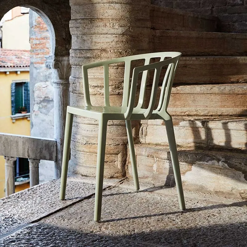 Kartell Venice Dining Chair, Green Plastic | Barker & Stonehouse 4
