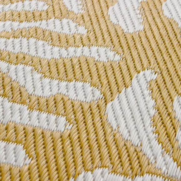 furn. Tocorico Mustard Reversible Indoor Outdoor Rug 6