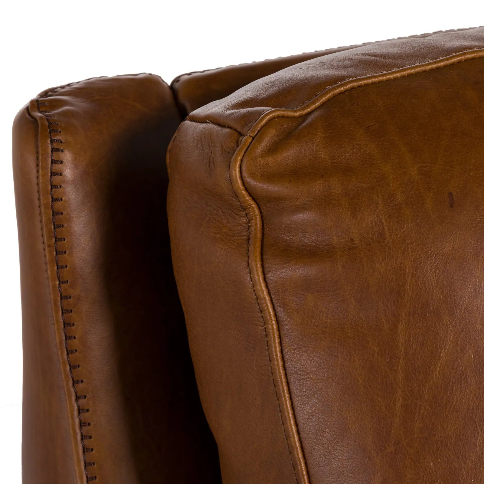 Albard 3 Seater Sofa, Brown Leather | Barker & Stonehouse 3