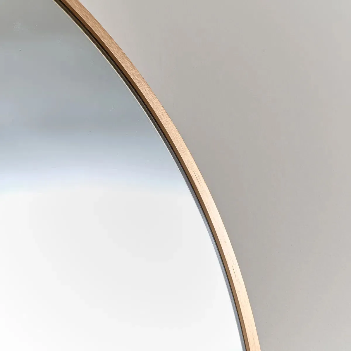 Melody Maison Large Antique Gold Arched Wall / Leaner Mirror - 180cm X 80cm in Metallic Gold 6
