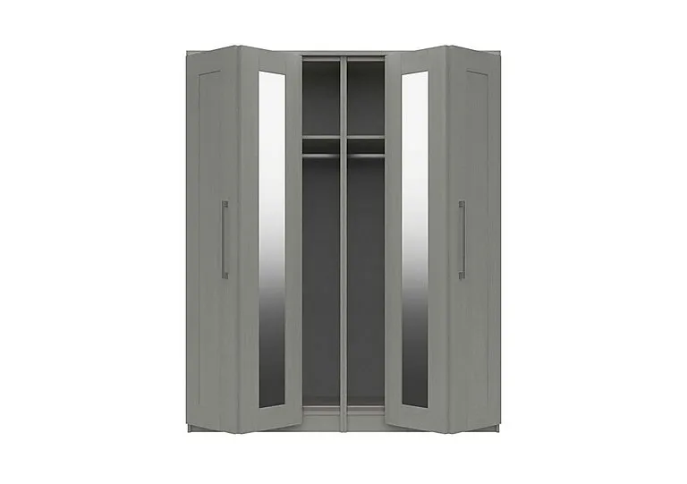 Fenchurch 4 Door Bifold Wardrobe with Mirrors