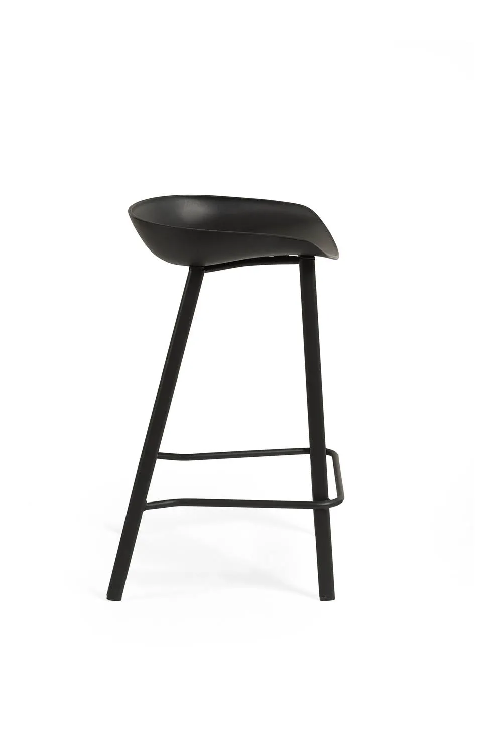 Julian Bowen Renzo Plastic Bar Stool (Set of 2) in Black 6