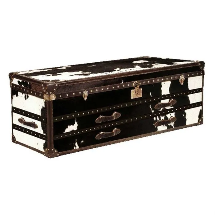 Timothy Oulton Harrow Trunk, Black Fabric | Barker & Stonehouse 3