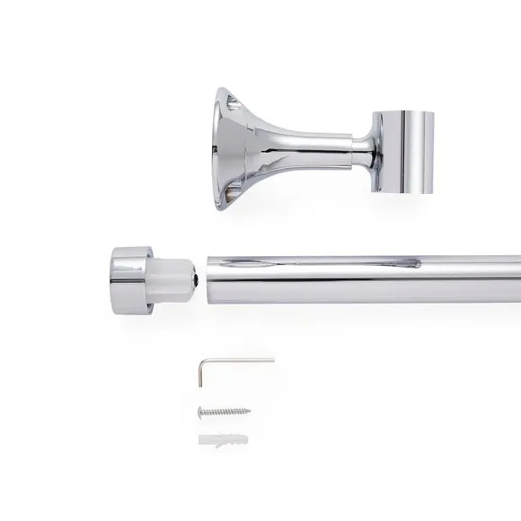 Trinity Metal Bay Curtain Pole 2