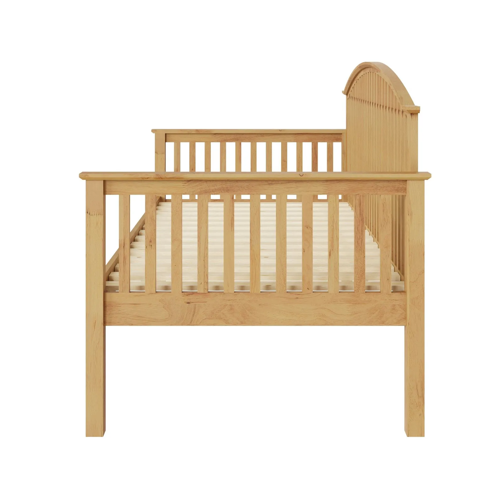 GFW Madrid Wooden Day Bed in Light Oak 4